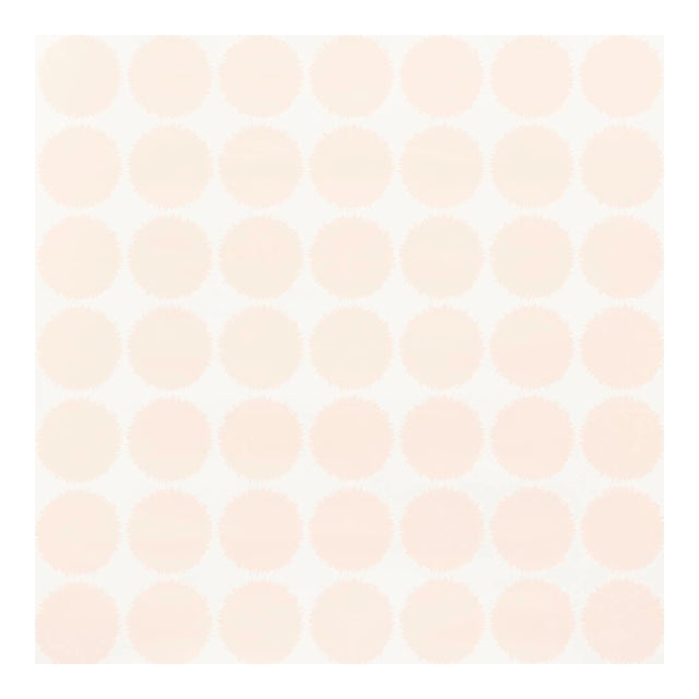 Schumacher Fuzz Wallpaper in Blush For Sale