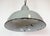 Industrial Grey Enamel Factory Pendant Lamp, 1960s For Sale - Image 6 of 18