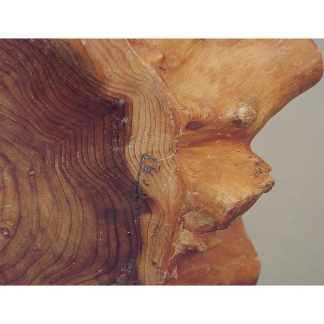 Vintage Burl Wood Bowl For Sale - Image 9 of 13