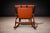 Wood Rocking Chair with Ottoman in Rosewood & Leather, Liceu de Artes, 1960s - Lot 600 For Sale - Image 7 of 12