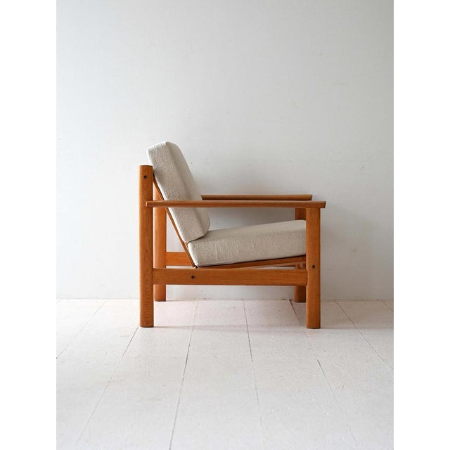1960s Scandinavian Oak Lounge Chair, 1960s For Sale - Image 5 of 13