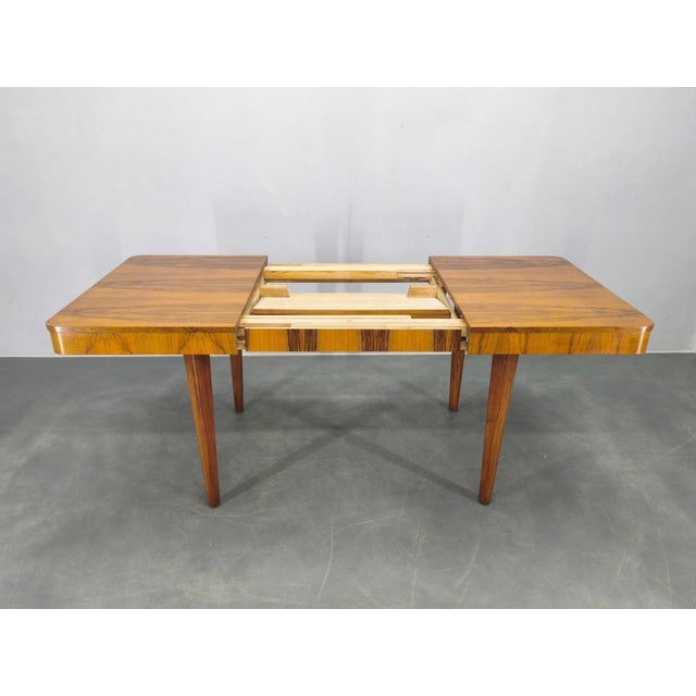 Mid-Century Modern Extendable Dining Table from Up Závody, Czechoslovakia, 1950s For Sale - Image 10 of 15