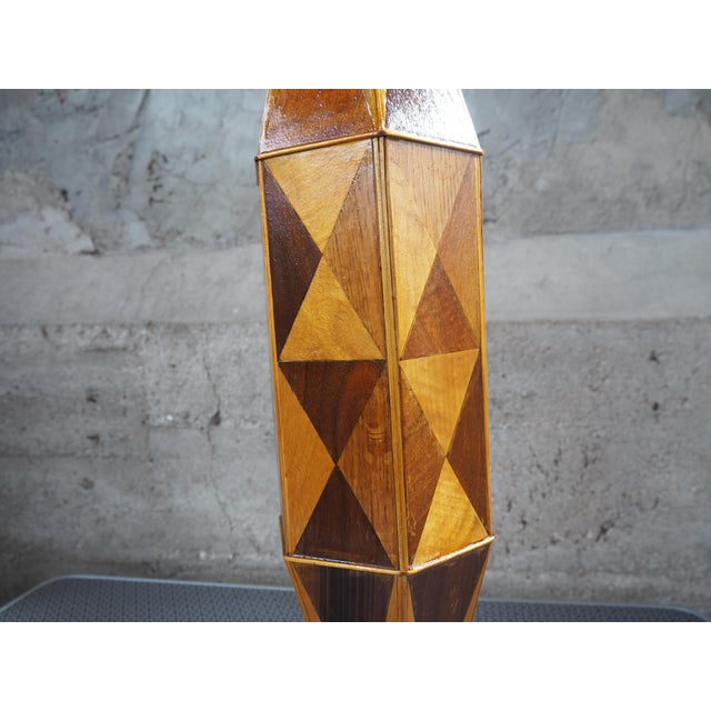 Wood Midcentury Modern Wooden Vase, 1960s For Sale - Image 7 of 18