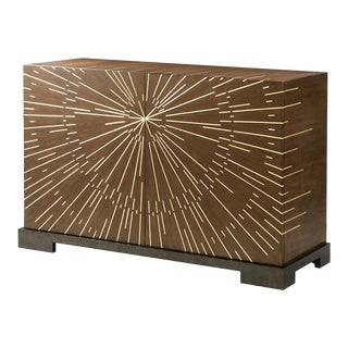 Starburst Art Deco Cabinet For Sale