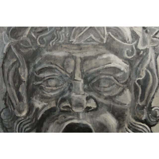 1980s Mythical Roman Portrait Oil on Board Painting by William "Billy" Selesnick For Sale - Image 9 of 13