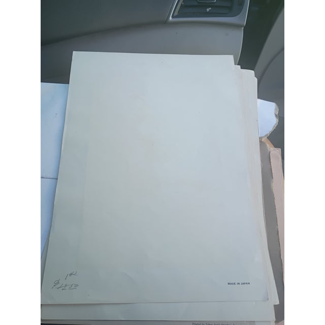 Japanese 1930s Japanese Geisha Print Japanese Art For Sale - Image 3 of 4