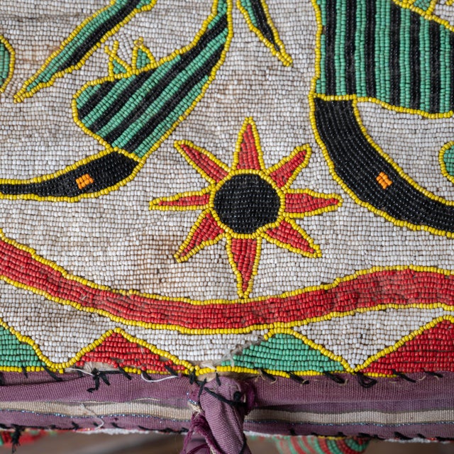 African Yoruba Beaded Tribal Trunk, 20th Century For Sale - Image 15 of 16