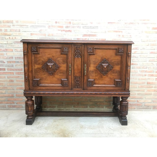 19th Century Catalan Spanish Buffet with 2 Doors For Sale - Image 4 of 12