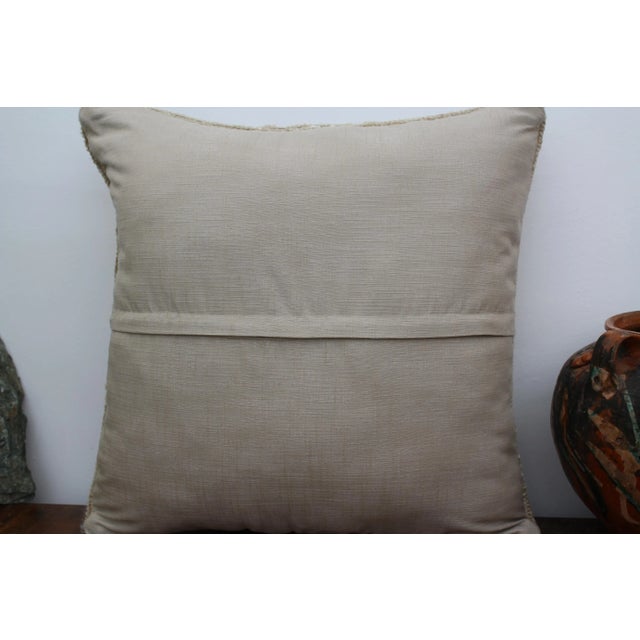 Turkish Kilim Decorative Pillow Cover - 20"x20" For Sale In Raleigh - Image 6 of 13