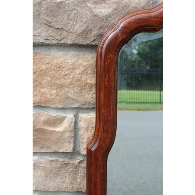 Pennsylvania House Mahogany Beveled-Edge Mirror For Sale - Image 6 of 14