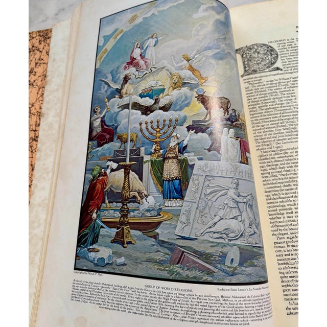 Vintage 1977 Manly P. Hall "The Secret Teachings of All Ages" Golden Anniversary Folio Edition For Sale - Image 4 of 12