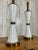 Milk Glass and Brass Hourglass Shaped Table Lamps For Sale - Image 10 of 12