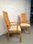 Mid 20th Century Set of 6 Vintage Burl Wood Dining Chairs For Sale In New York - Image 6 of 12