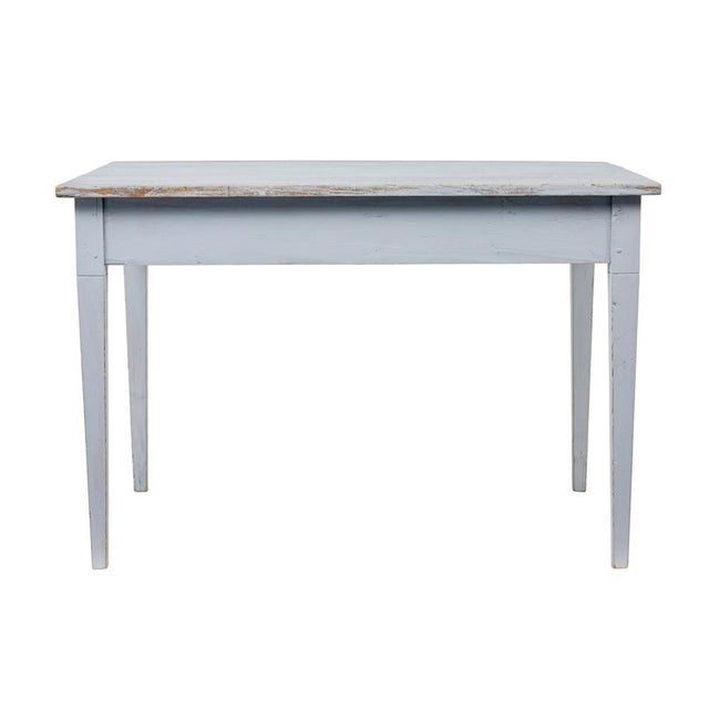 Antique Swedish Painted Pine Table, 1890 For Sale - Image 4 of 10