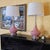 Pair of Vintage Pink Ceramic Table Lamps in Mid-Century Modern Atomic Style -After Gordon Martz For Sale - Image 15 of 18