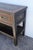 Wood Vintage French Country Red Floral Console Table W a Floral Shelf For Sale - Image 7 of 16