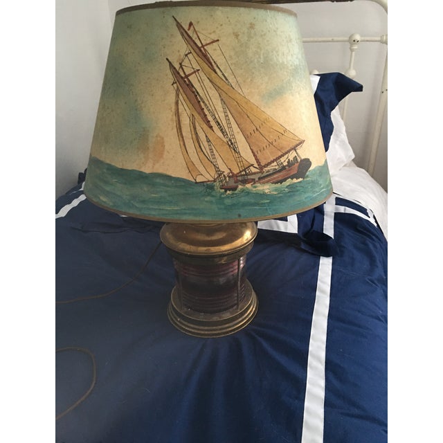 1930s 1930s Vintage Nautical Table Lamp For Sale - Image 5 of 5