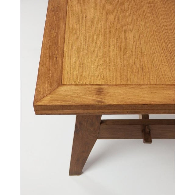 Brown T151 Table from René Gabriel, 1950s For Sale - Image 8 of 14