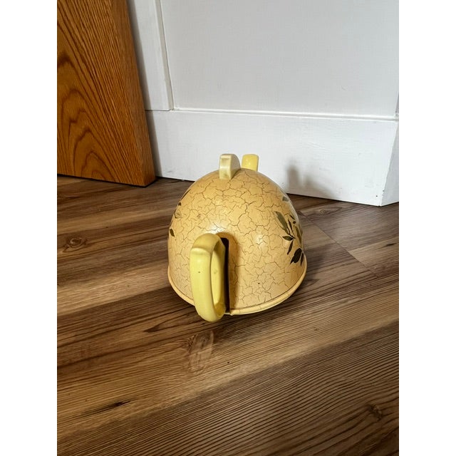 Mid 20th Century Ceramic Teapot With Felt Warmer Insulator Cover For Sale - Image 16 of 16