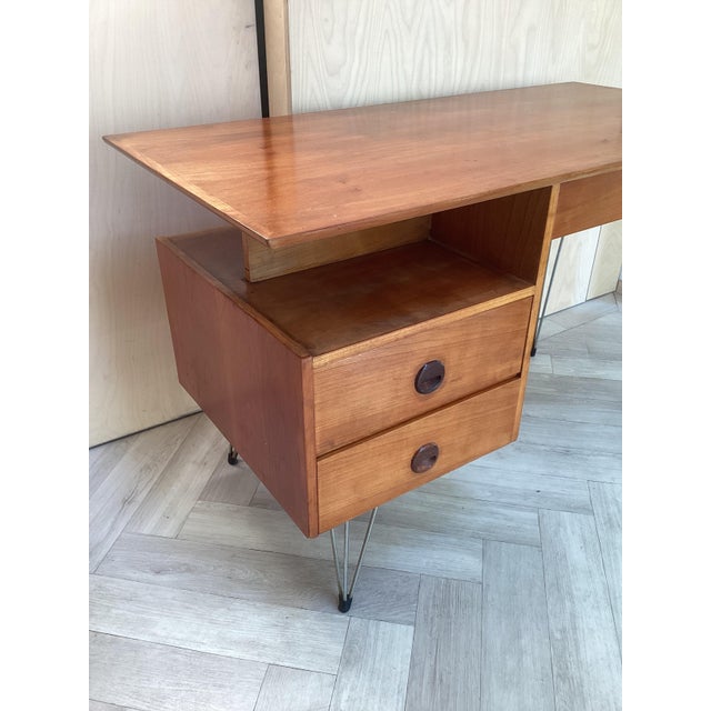 Webe Desk by Louis Van Teeffelen, 1950s For Sale - Image 4 of 8