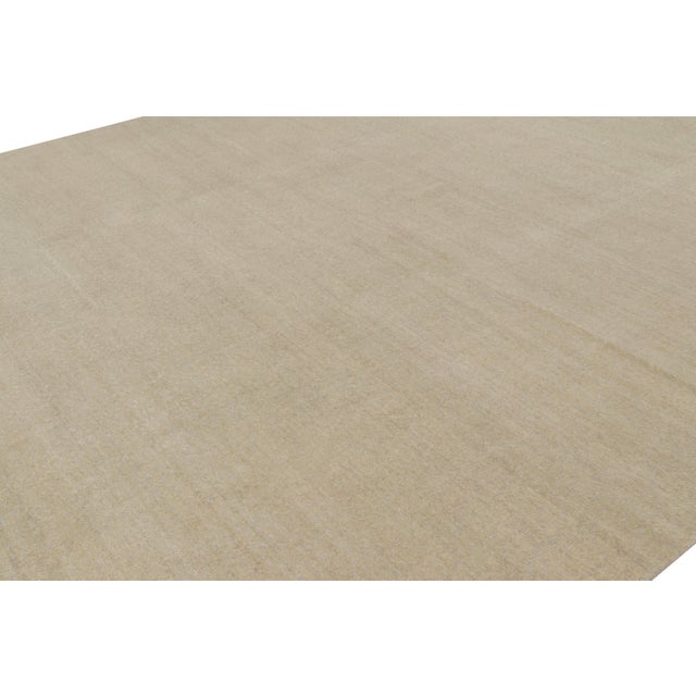 Hand-knotted in wool, this 12x15 contemporary rug is the newest addition to the Rug & Kilim Textural Collection, with an...