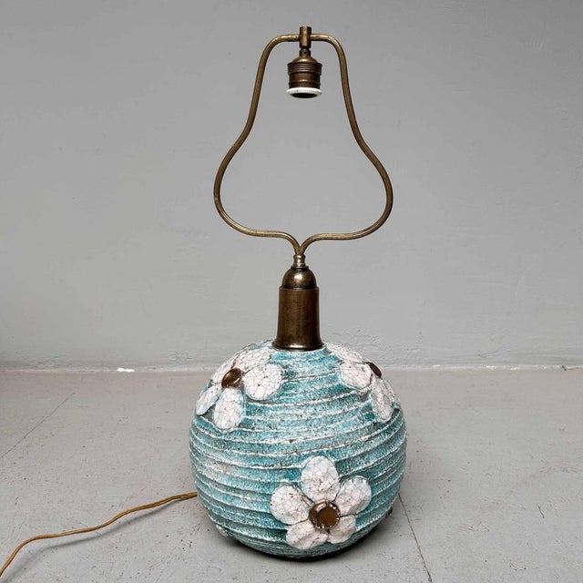 Ceramic Table Lamp, Italy, 1950s-1960s For Sale - Image 11 of 17