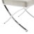 Gray Tufted Side Chair in Grey & Chrome For Sale - Image 8 of 11