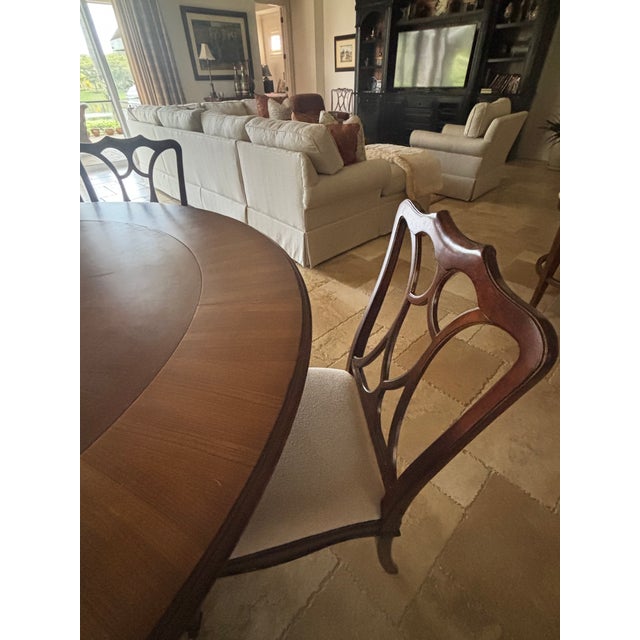 Queen Anne Charleston Dining Chairs For Sale - Image 3 of 3