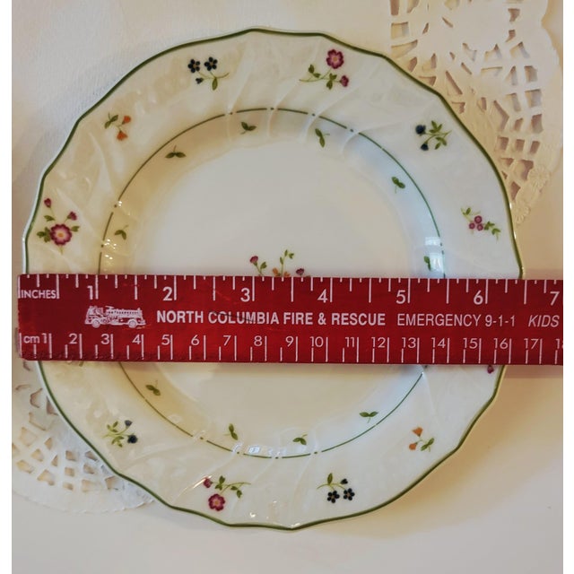 Vintage Royal Doulton Avignon Bread or Dessert Plates, The Moselle Collection English Porcelain 1983, Floral Pink and...