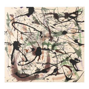 Jackson Pollock Style Artwork By Woodstock, NY Artist