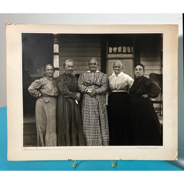 Silver gelatin large format print by the New Orleans photographer Joseph Woodson “Pops” Whitesell. Entitled “Hoosier...
