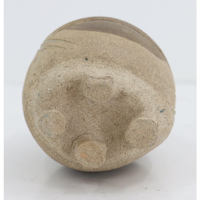 Charles Counts Signed 1988 Incised Footed Studio Pottery Vessel, American For Sale - Image 11 of 18