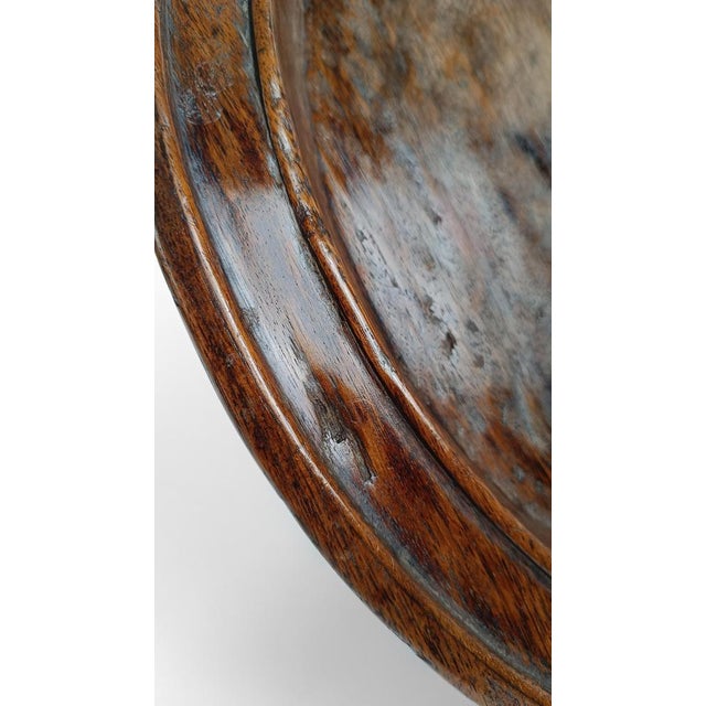 Gold Balinese Wodden Pedestal Tray Known as Dulangs, 1960s For Sale - Image 8 of 18
