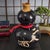 This Asian Japanese Brown Pottery Sake "Tokkuri" Gourd Shaped Decanter is a unique and traditional piece of Japanese...