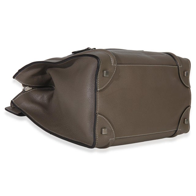 Souris Drummed Calfskin Mini Luggage Tote For Sale In New York - Image 6 of 8