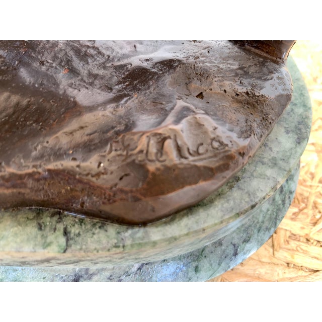 Early 20th Century Cast Bronze Statue of a Cherub Angel Signed by Ferdinando de Luca, Italy For Sale - Image 14 of 18