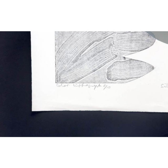 Postmodern 1970s Tadeusz Lapinski Silent Spheres Lithograph For Sale - Image 3 of 4