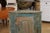 1790s Swedish Gustavian Period Blue Painted Wall Hanging Corner Cabinet For Sale In Atlanta - Image 6 of 12
