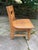 Vintage Oak Childs School Chair 1950's For Sale - Image 4 of 12