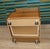 Walnut Record Player Side Table on Casters, 1970s For Sale - Image 9 of 12