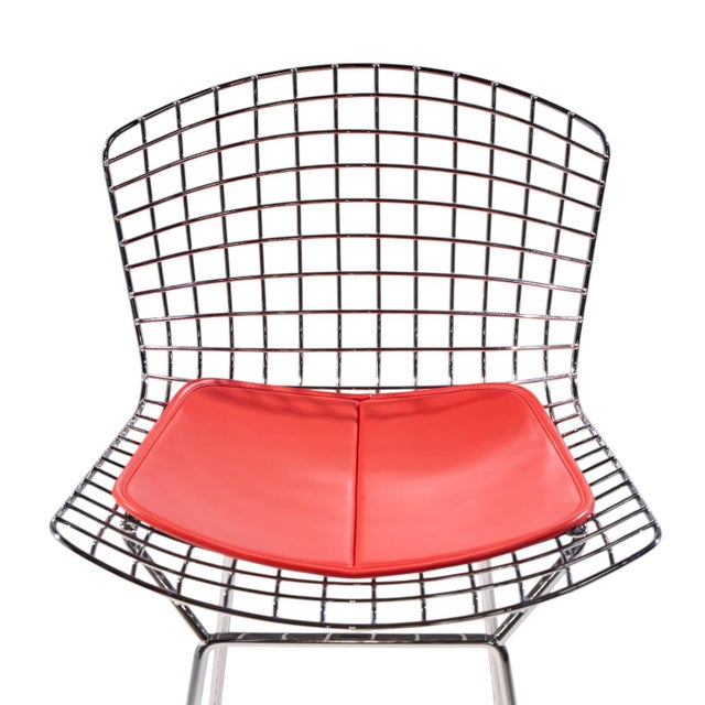 Harry Bertoia for Knoll Mid Century Chrome Bar Stools - Set of 6 For Sale - Image 13 of 15