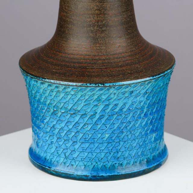 Table Lamp in Ceramic by Nils Kähler, Denmark, 1960 For Sale - Image 4 of 6