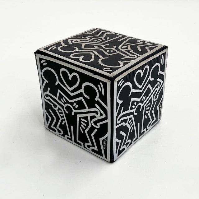 1970s Keith Haring Stool from Creativando, 1990s For Sale - Image 5 of 8
