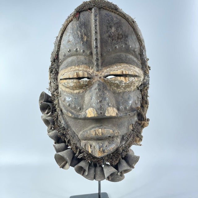 Early 20th Century Dan Singer Mask with Brass Bells For Sale In Denver - Image 6 of 6
