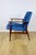 Lis Lounge Chair with Blue Sky Upholstery by Henryk Lis, 1970s For Sale - Image 4 of 11