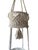 Handwoven Cotton Macrame Tiered Plant Hanger For Sale - Image 4 of 8
