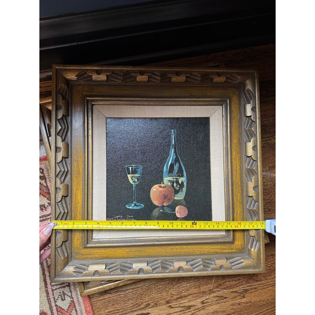 Mexican 1970s Mexican Tenebrist Still Life Oil Paintings, Taller La Costa - A Pair Signed For Sale - Image 3 of 6