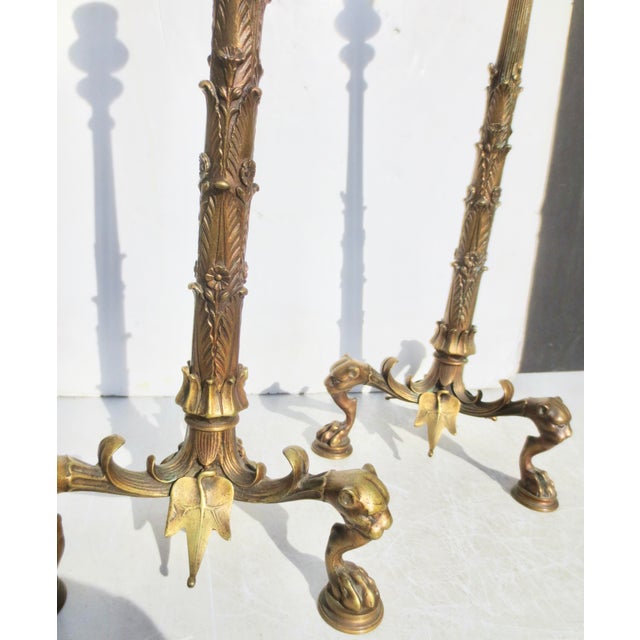 French Empire Neo-Classical Candlesticks - A Pair of 2 For Sale - Image 16 of 16