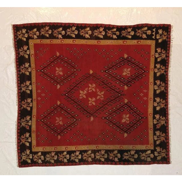 1930s Besarabian Kilim Rug For Sale In New York - Image 6 of 6