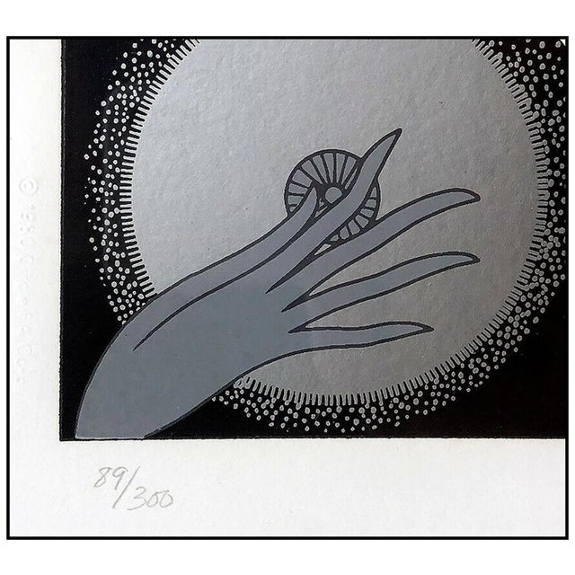 Erté 1980s Summer Snow, Erté For Sale - Image 4 of 5